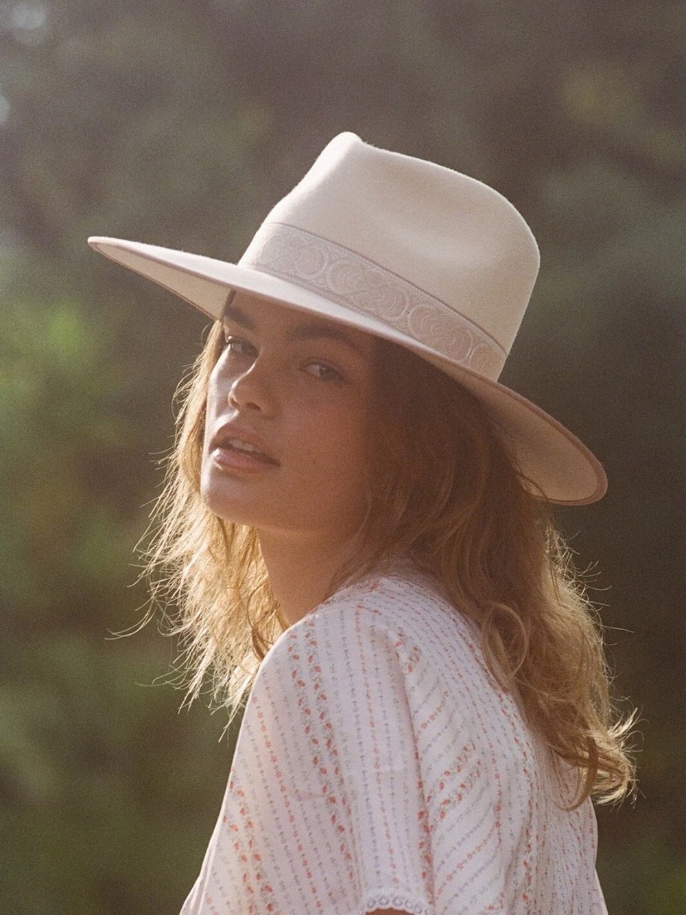 Lack of color hat